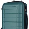 Juego de 3 Maletas Set Trolley Maleta Cabina Neceser ABS Semirigidas Candado 4 Ruedas - Imagen 4