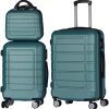 Juego de 3 Maletas Set Trolley Maleta Cabina Neceser ABS Semirigidas Candado 4 Ruedas - Imagen 3
